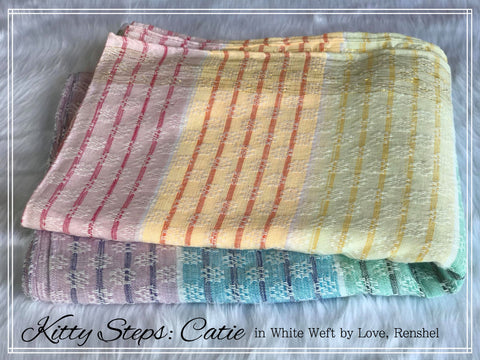 Woven Wrap: Catie in White Weft